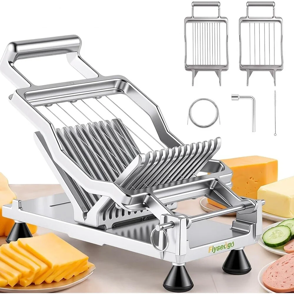 Commercial Cheese Butter Slicer 316 Stainless Steel 3/8 3/4 Inch Heavy duty alum